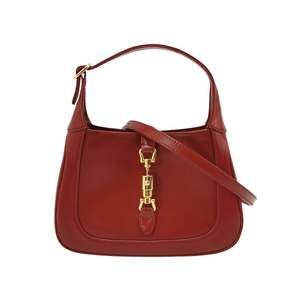 Gucci Jackie 1961 Mini Burgundy Leather Bag Two Way Carry